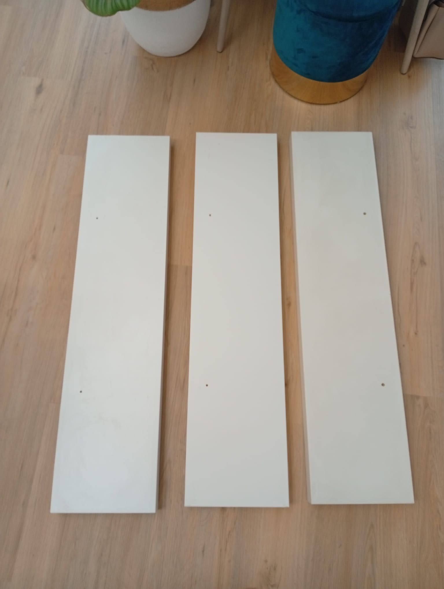 3 prateleiras invisíveis brancas IKEA