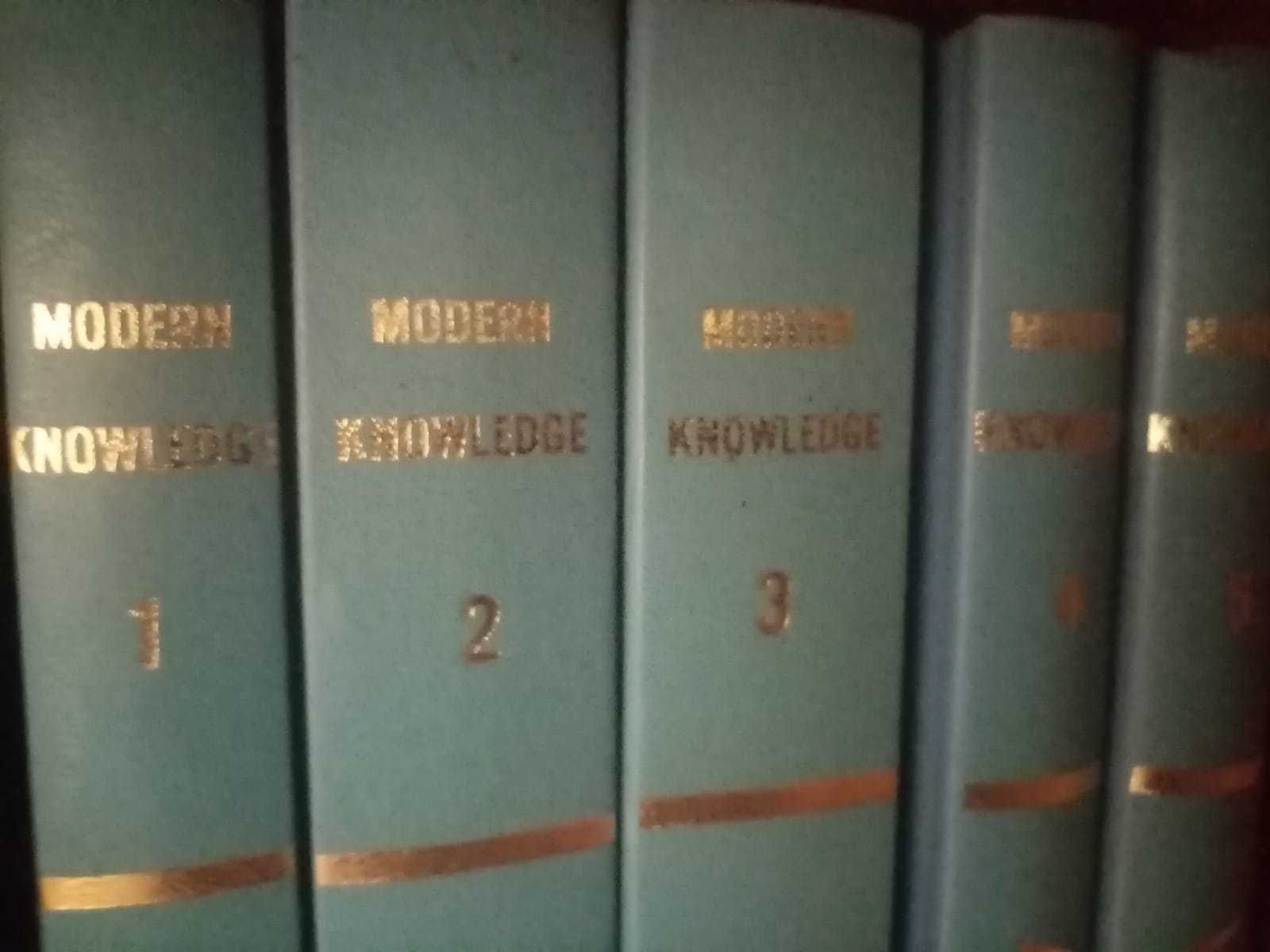 livros: “Modern knowledge” (cinco volumes)