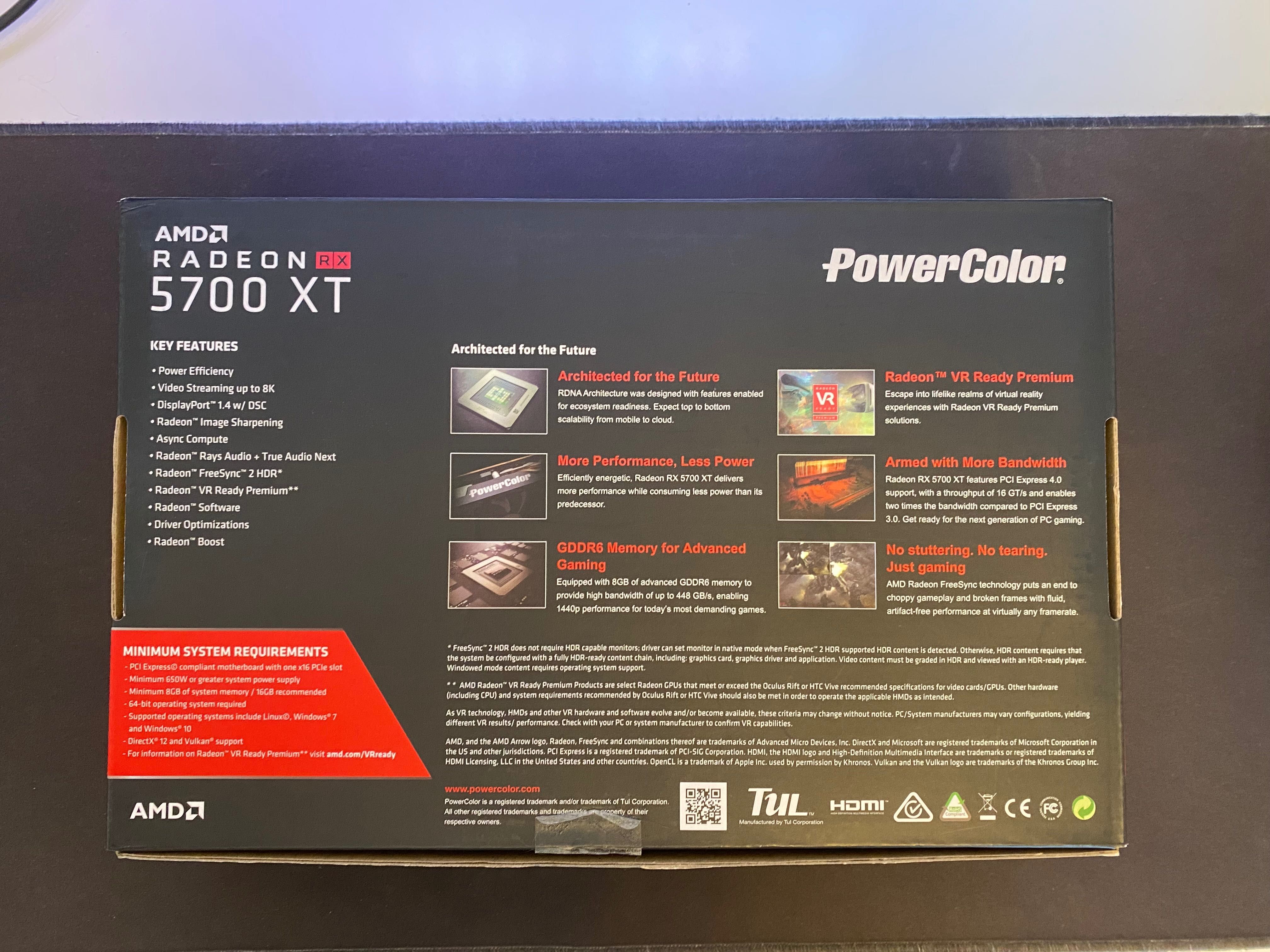 PowerColor AMD 5700 XT+ FVAT