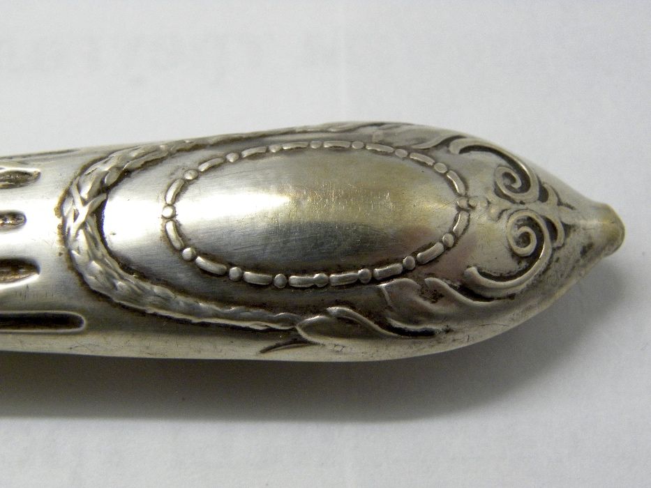 серебро ложка вилка набор кость винтаж антик Франция клеймо