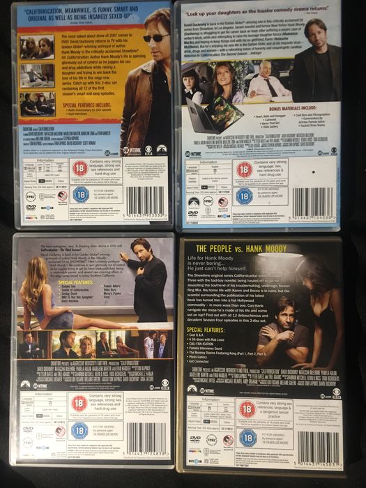 Californication completa Bluray e DVD