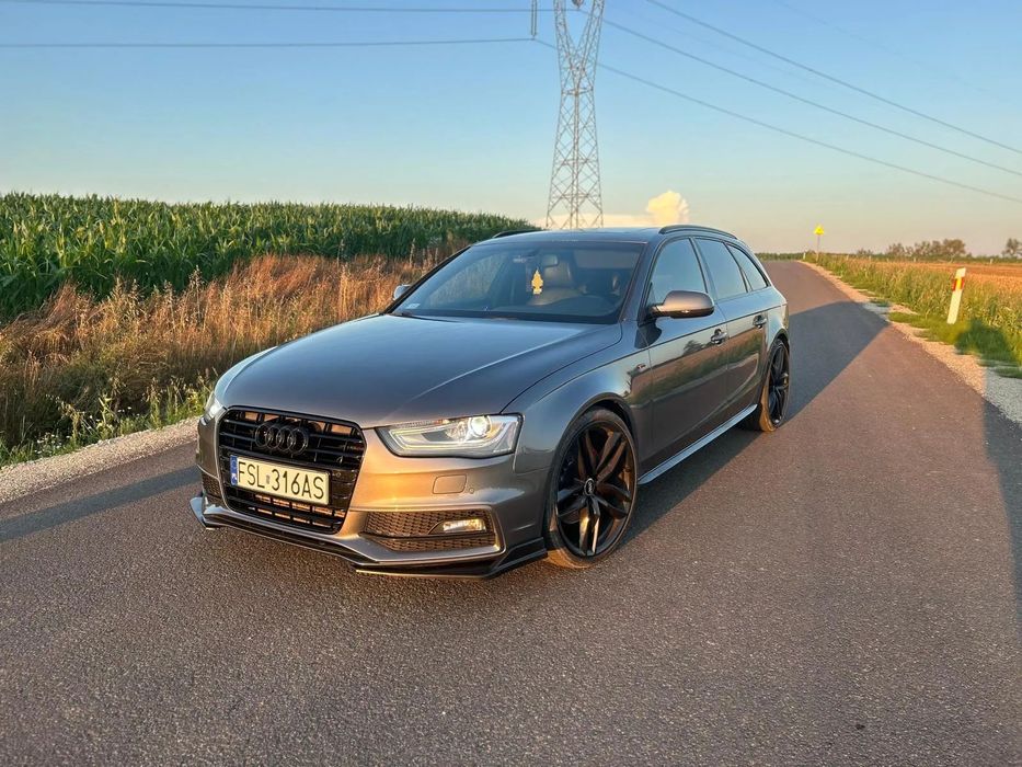 Audi A4 Audi A4B8 FL 3.0 TDI • Full S-Line • Stage 1 • 270KM • 2015r • Zadbane