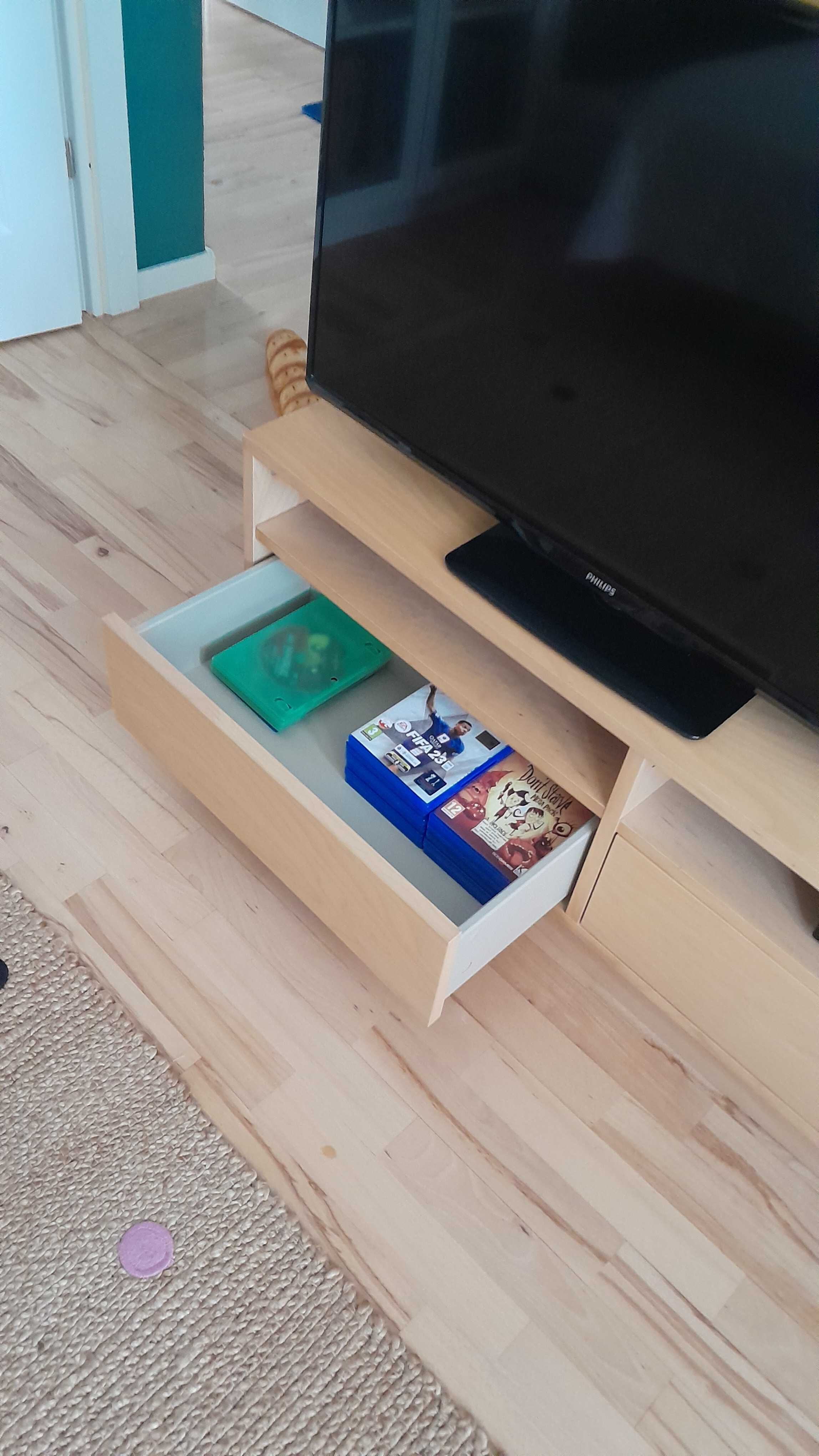 Szafka TV IKEA okleina brzozowa