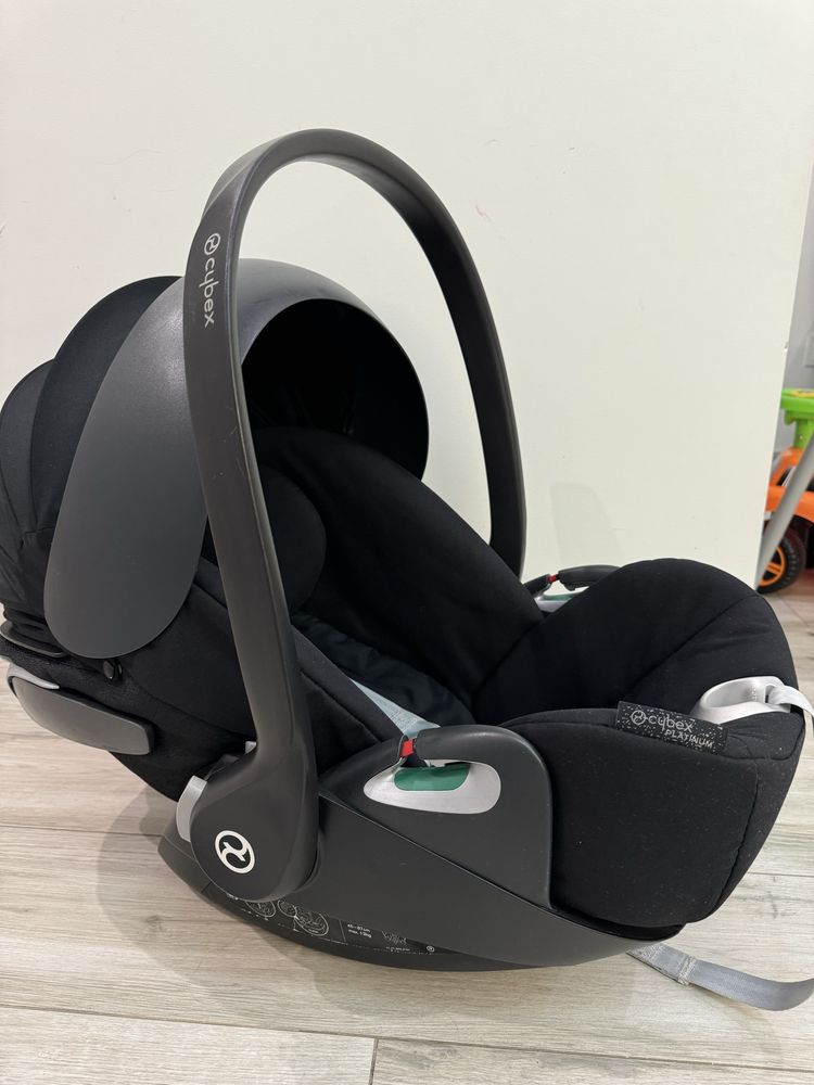 Автолюлька/Автокрісло Cybex Cloud Z2 I-size Deep Black