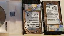 Dysk HP sata 72GB 2.5 cala hdd windows naklejka licencja sticker