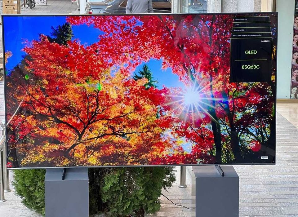 85" 2023 4К QLED SAMSUNG СмартУкраїнський Q60C Німеччини НОВИЙ