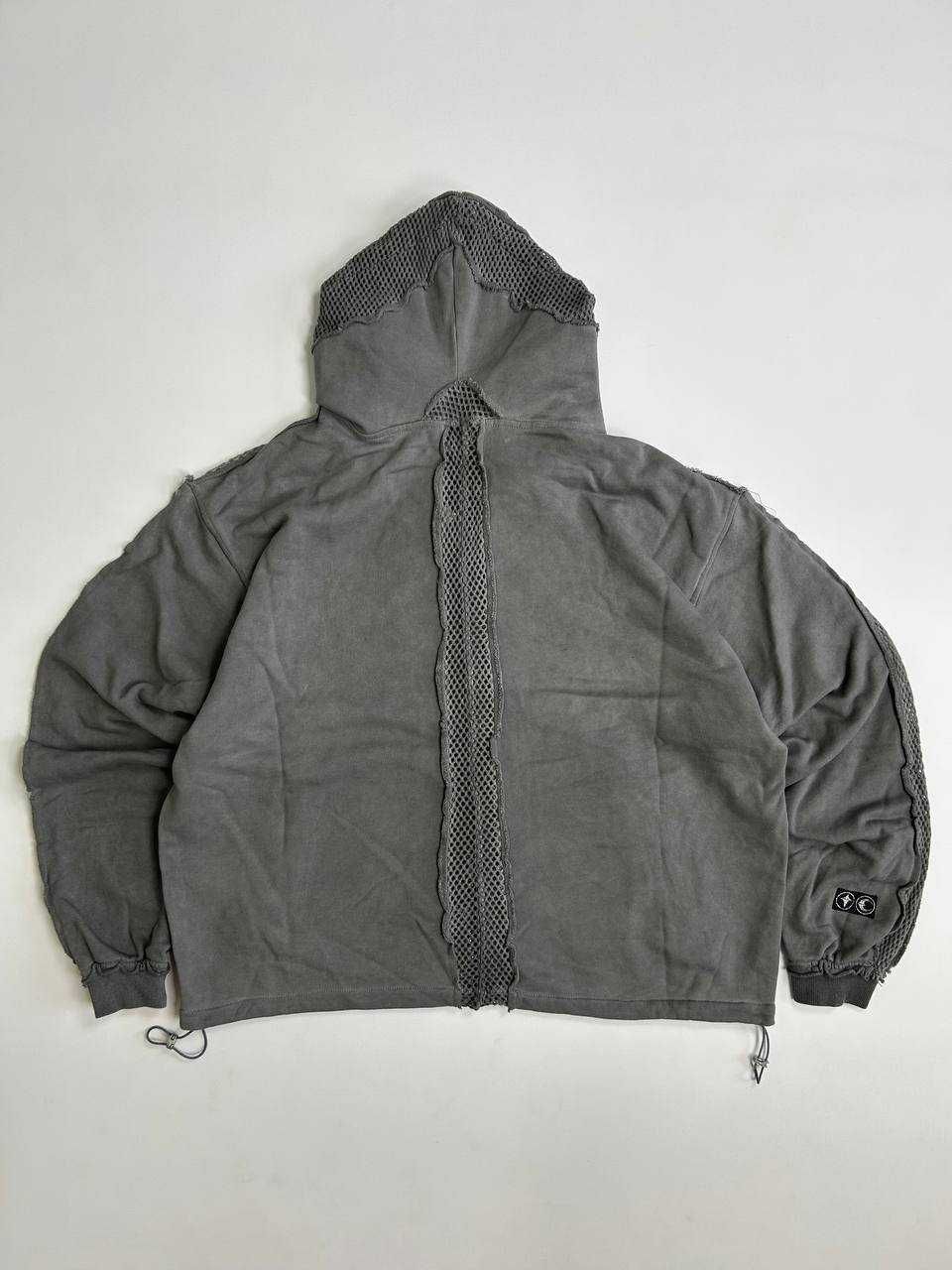 Худі Thug Club zip hoodie худи зипка y2k archive серая сіра зіпка L
