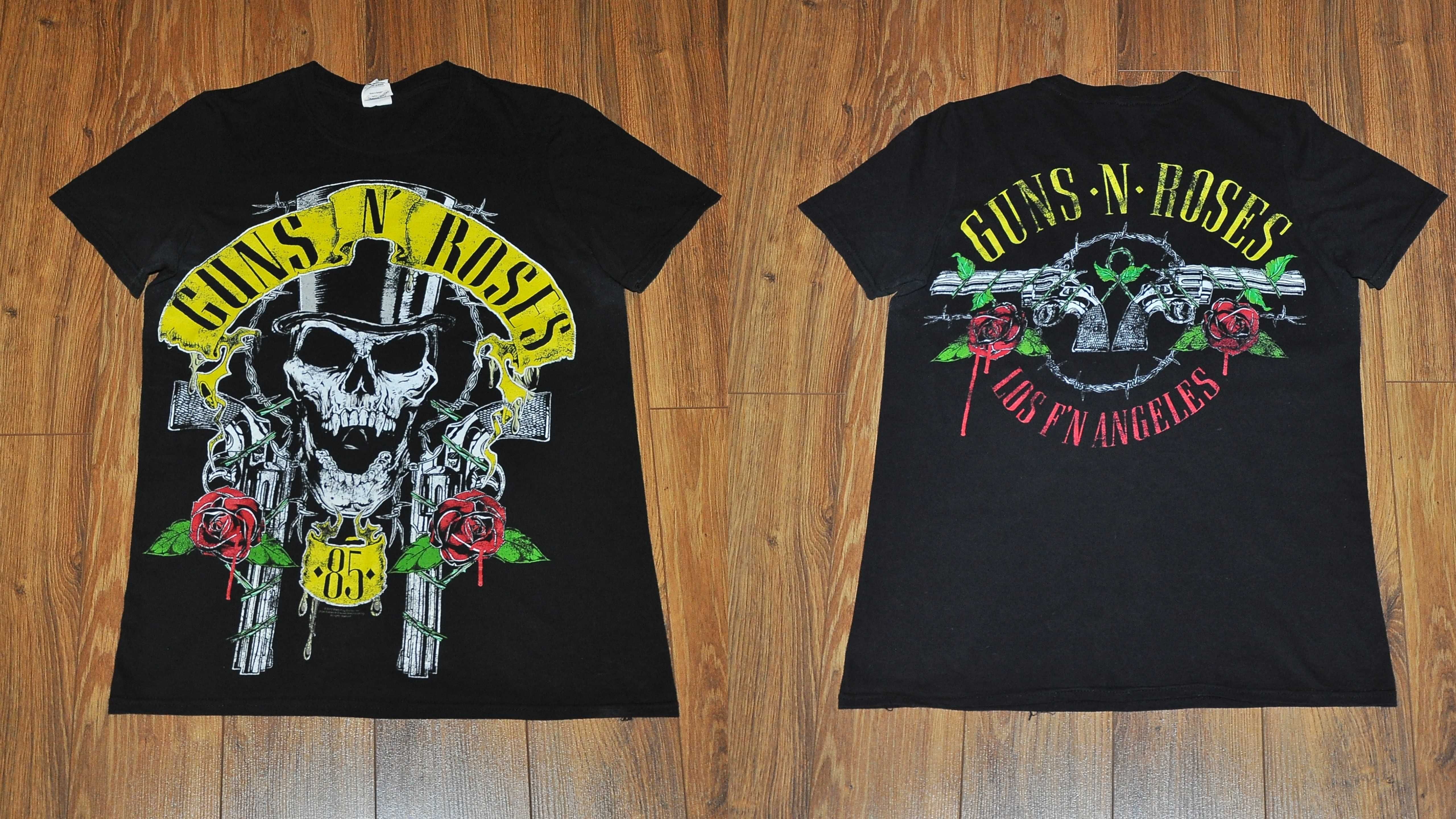 GUNS N' ROSES - Los f'n Angeles 85 - koszulka rozm.S Koncert W-wa