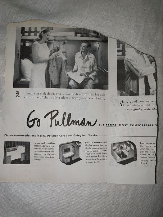 Um recorte de revista original do The Saturday Evening Post, com carto