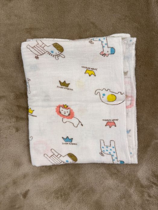 Набір пелюшок для малюка • Муслін + фланель • Ідеальний стан