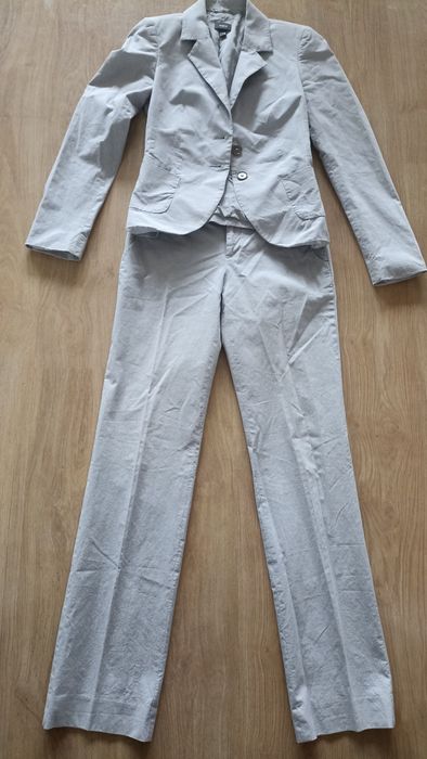 Bawełniany garnitur damski w kratkę Mexx rozmiar 34