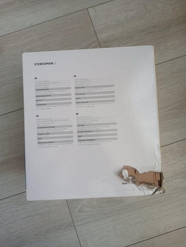 Słuchawki bezprzewodowe TechniSat STEREOMAN 2