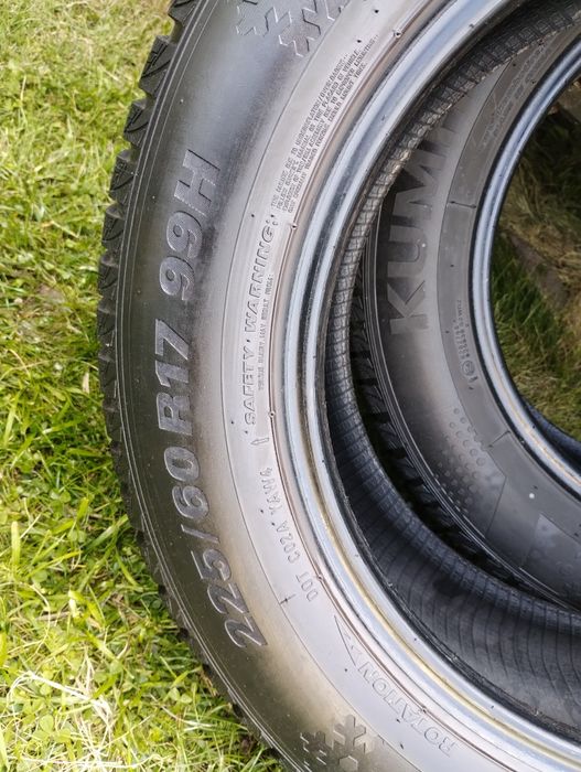 4 Opony zimowe KUMHO 225/60/17