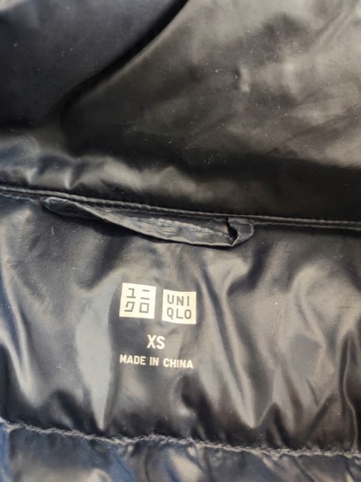Uniqlo puchowa kurtka z kapturem lekka rozm xs
