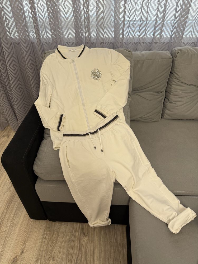 Костюм Brunello штаны брюки + кофта хлопок s m 36 38