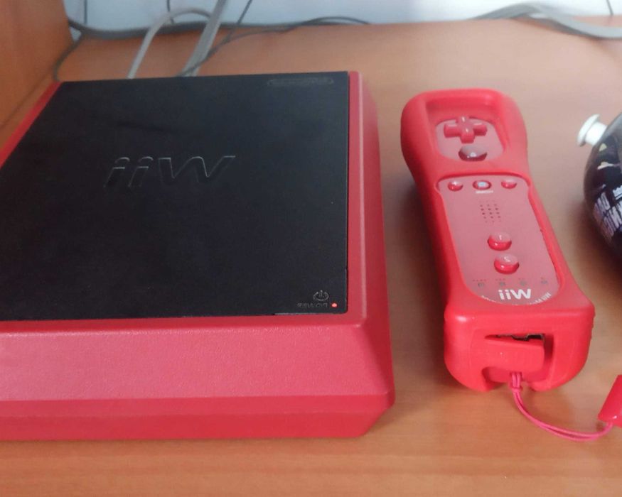 Wii vermelha em bom estado