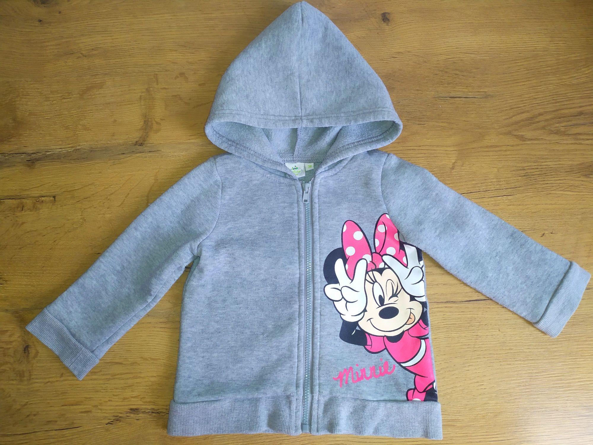 Bluza Disney Minnie r.74 ciepła polar