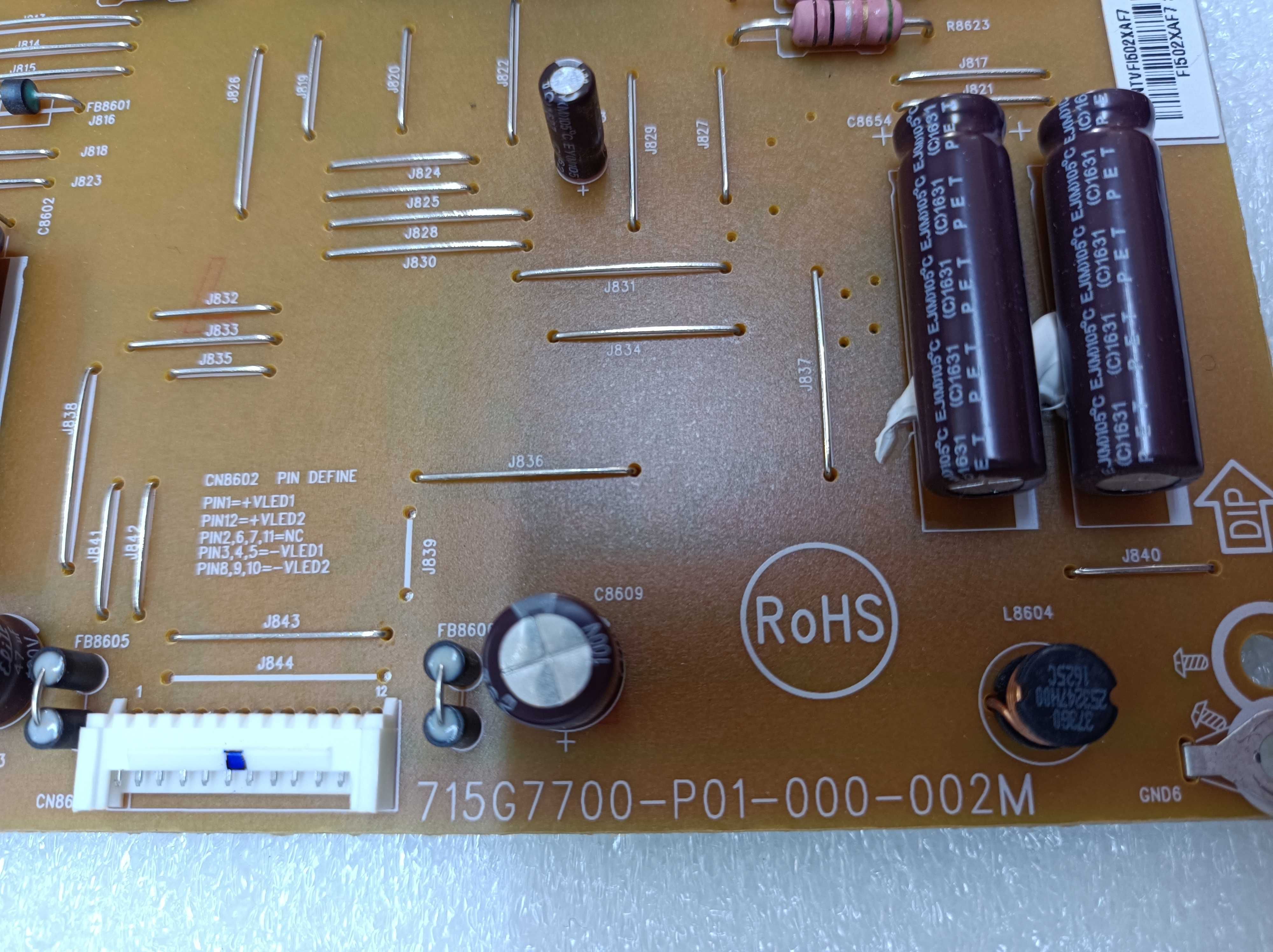 LED Driver 715G7700 - P01 - 000 - 002M LNTVFI502XAF7 para 65PUS6121