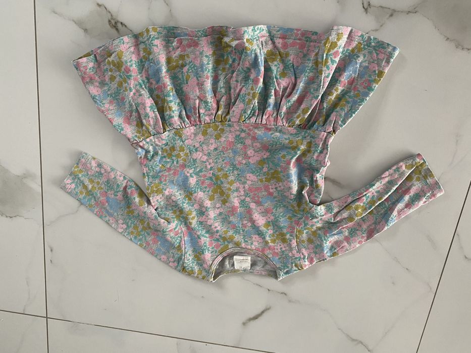 Wielobarwna bluzka z długim rękawem 74 h&m