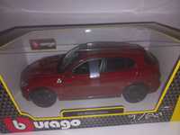 Bburago Alfa Romeo Stelvio czerwone, skala 1:24