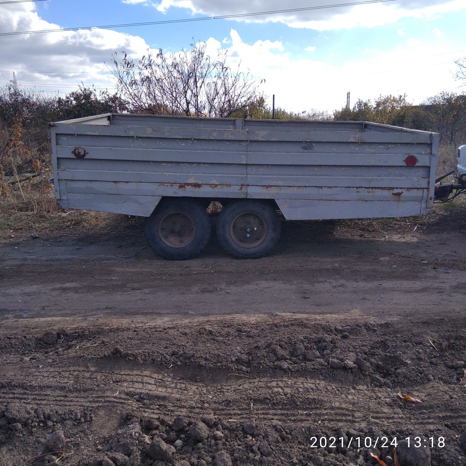 Большой прицеп, 4 колесный ОПП-1201