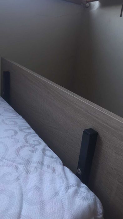 Раскладушка-полуавтомат на ламелях с матрасом, розкладачка з матрацем