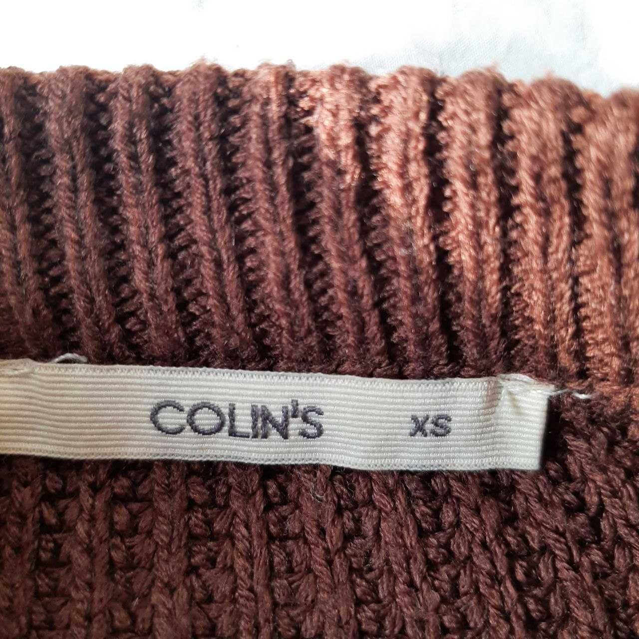 Светр у коричневу смужку Colin's XS