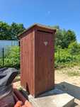 toaleta drewniana  wc wychodek sławojka kibelek