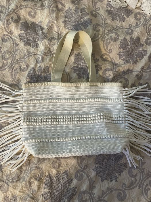 Сумка пляжна з китицями