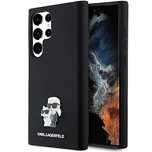 Etui Karl Lagerfeld Silicone Karl&Choupette Metal Pin na Samsung Galax