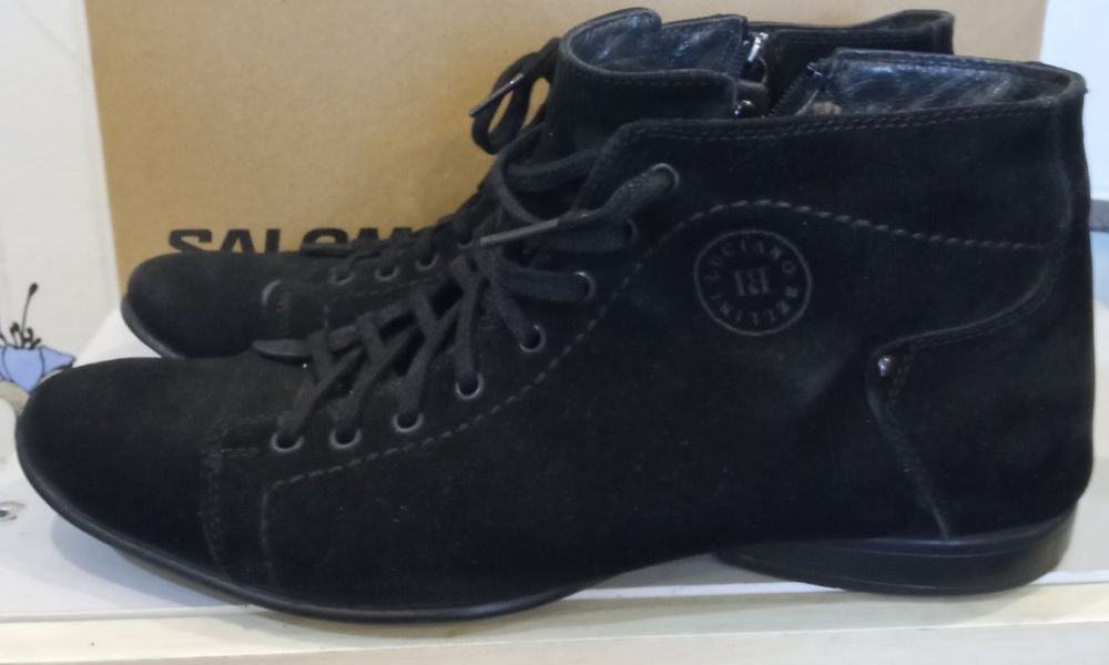 Продам мужские зимние кожаные ботинки  Лучиано Белини