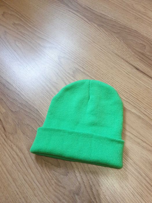 Czapka beanie smerf seledyn neonowa zieleń Carry
