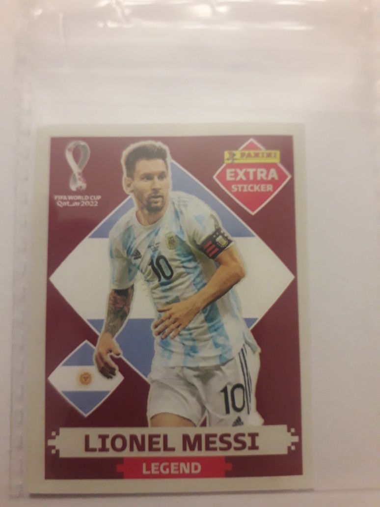 Vendo Extra Sticker LIONEL MESSI Bordô