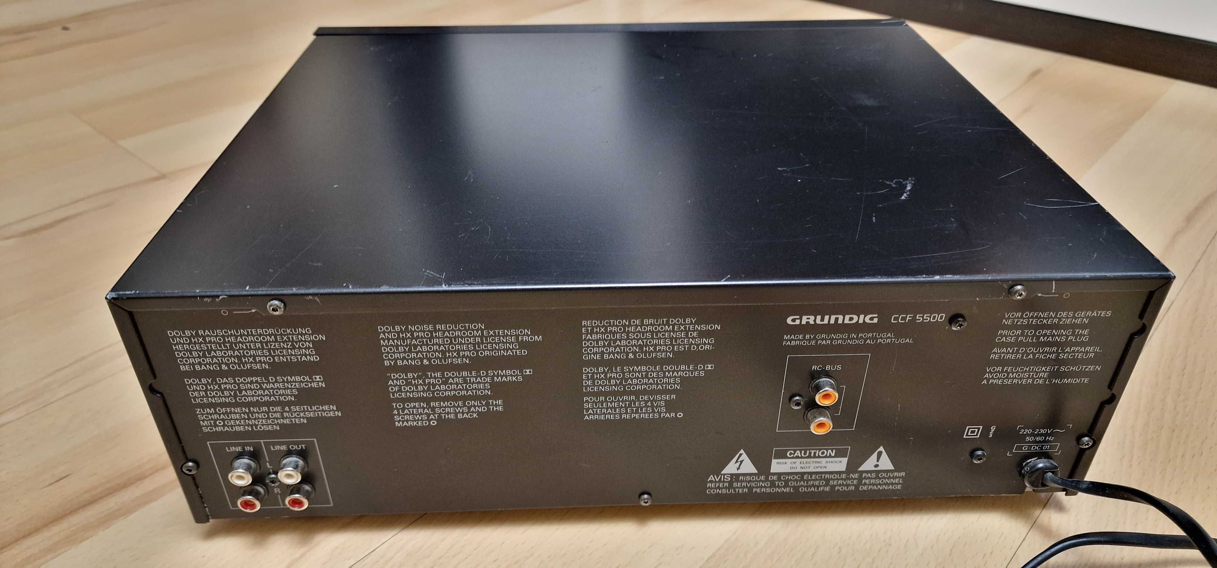 Grundig CCF 5500 magnetofon dwukasetowy