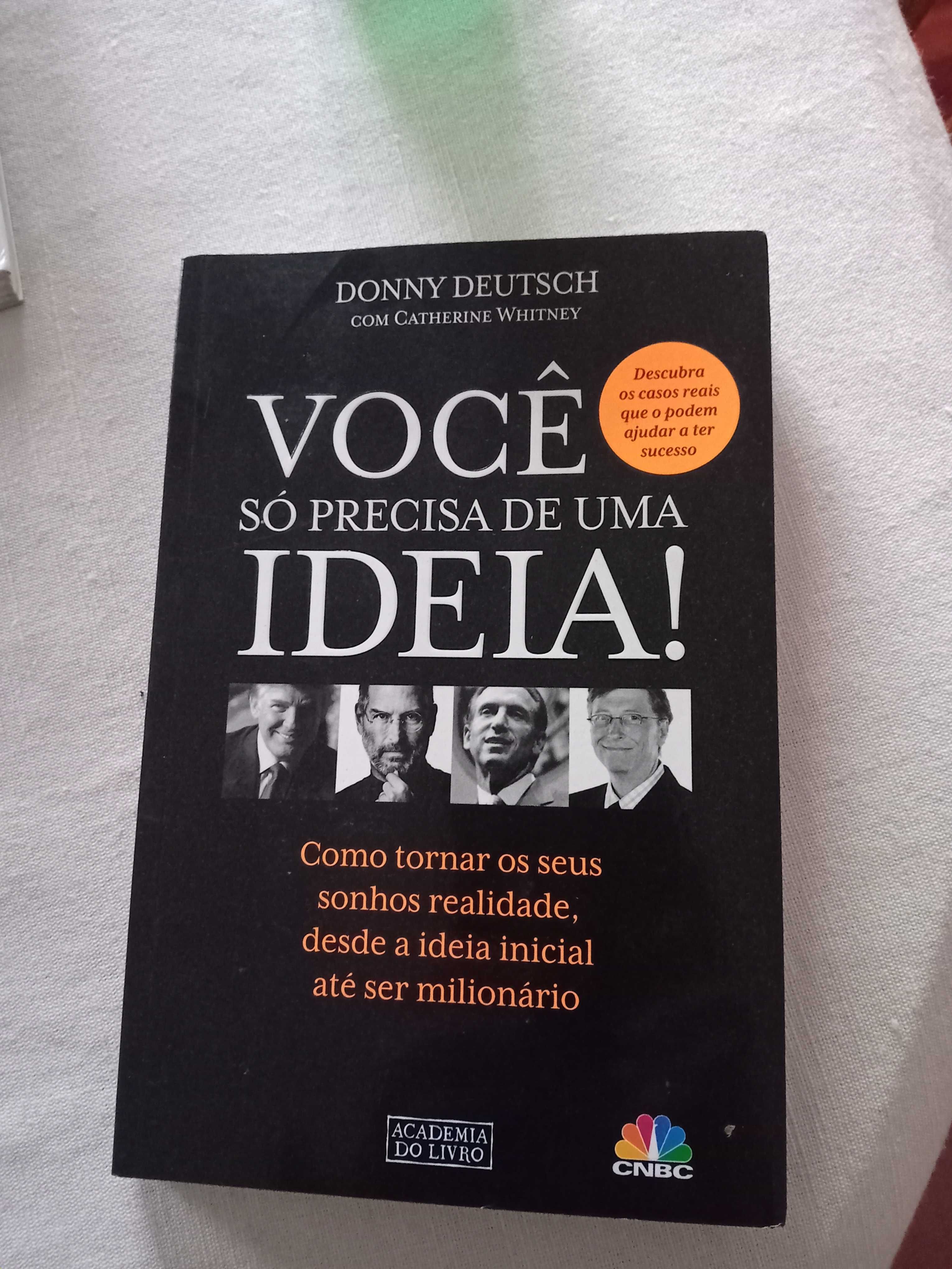 Livro "Você só precisa de uma ideia( portes incluídos)