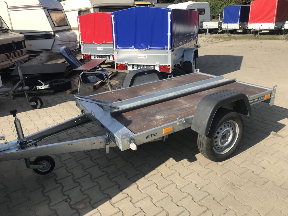 Wynajem Przyczepa do przewozu motoru motocykla lub quada Zgierz