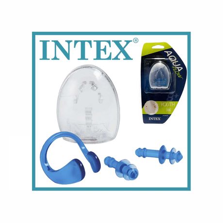 INTEX 55609 Zestaw Zatyczki Stopery do uszu i nosa + pudełko