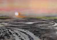 Картина акварелью 21*30 "Грануляция и грязь"