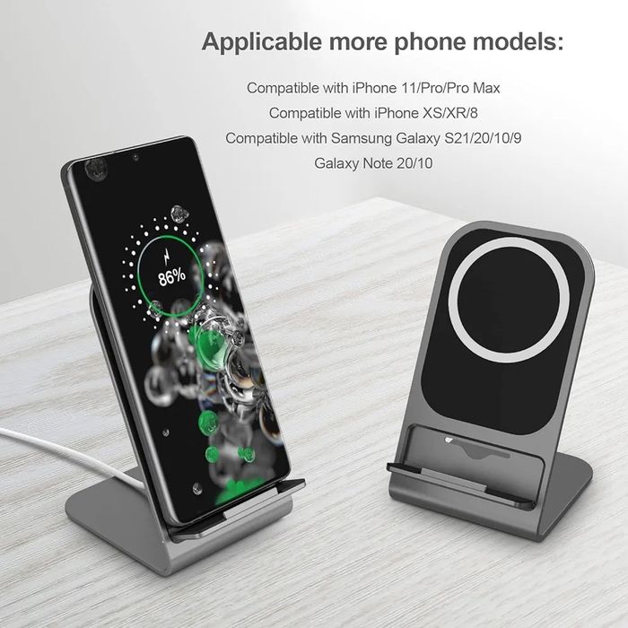 Ładowarka indukcyjna 15 W do iPhone Bezprzewodowa, Magsafe, magnetyczn