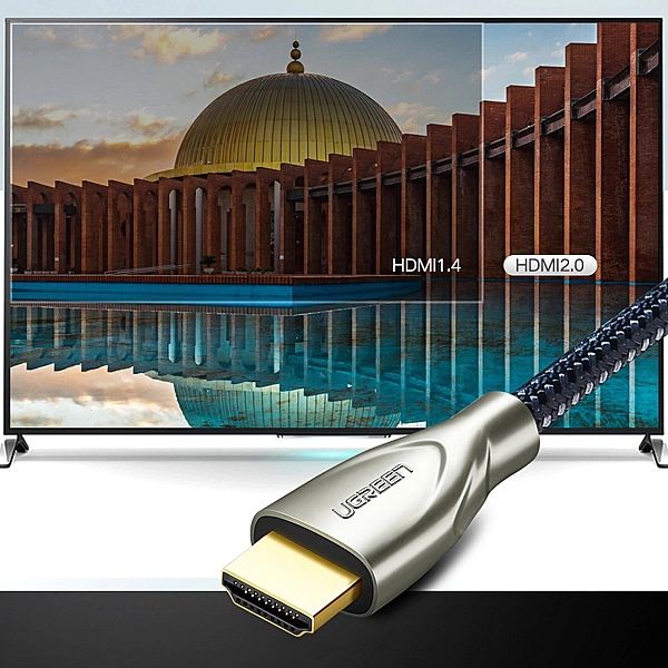 Ugreen kabel przewód HDMI 2.0/4K 60Hz 1m szary (HD131)
