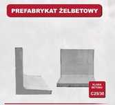 Prefabrykat żelbetowy typu „L” - mur oporowy, ściana betonowa