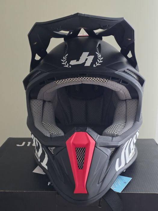 кроссовый шлем Just1 J18 Old School Black