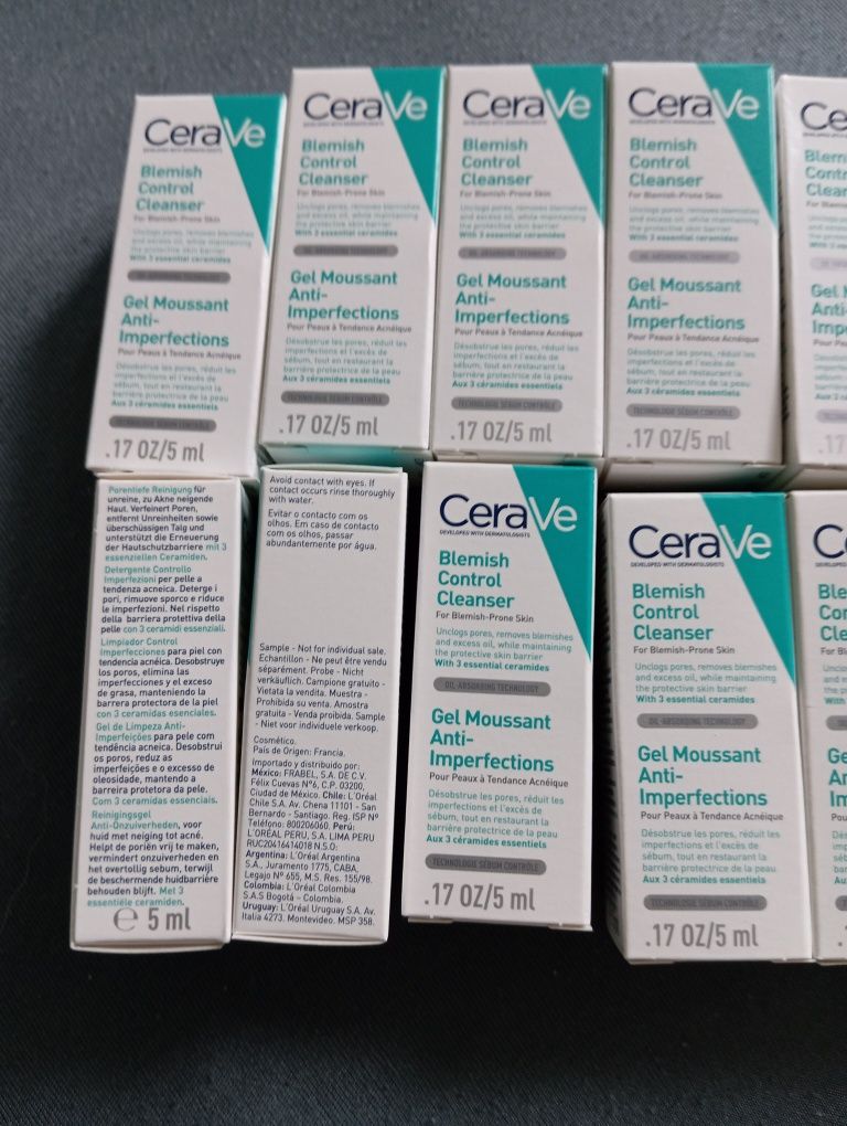 Zestaw CeraVe, CeraVe blemish control, CeraVe żel do mycia, trądzik