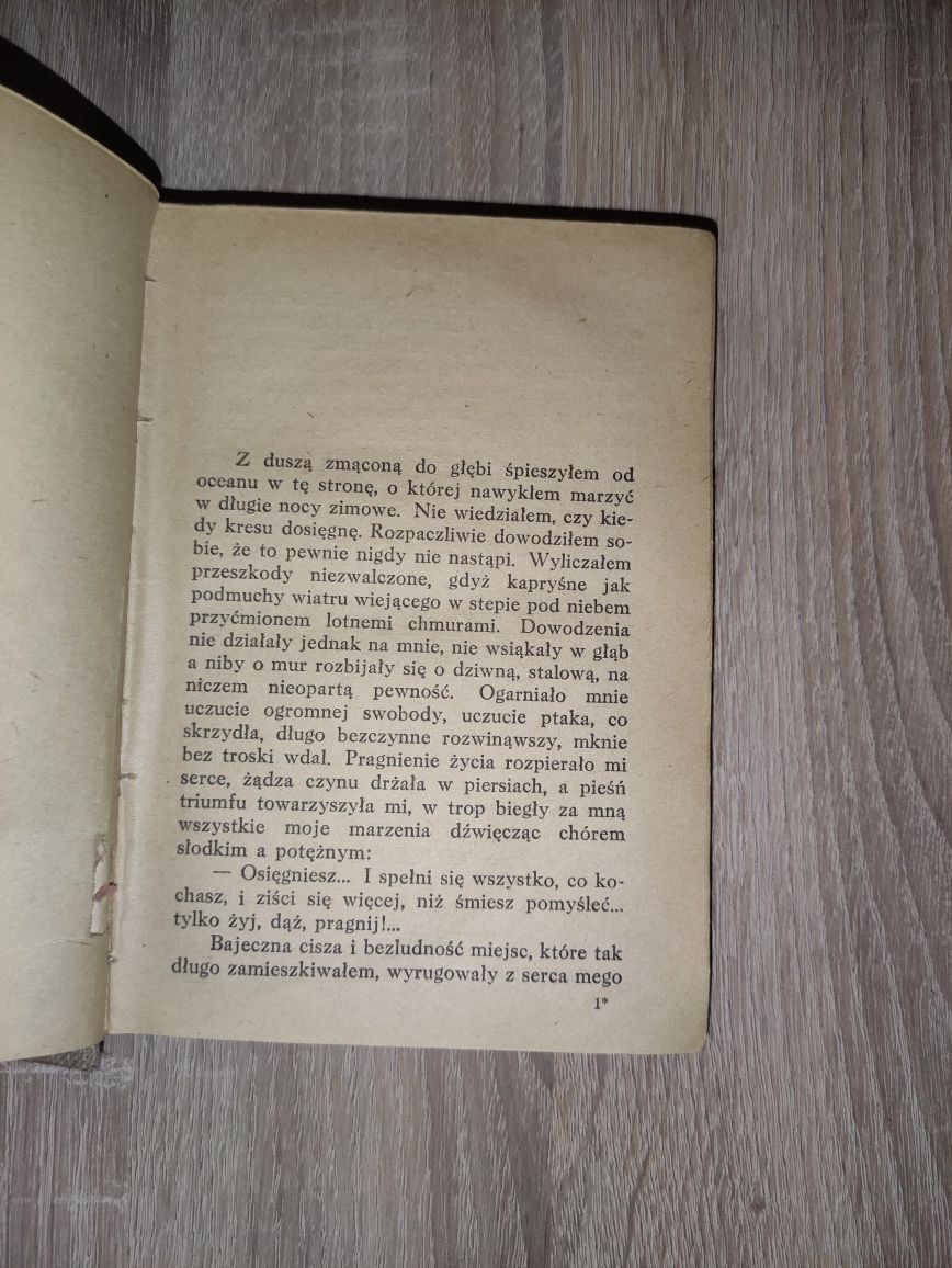 Książka z 1922 r ' Pisma tom 3 nowele Sieroszewski