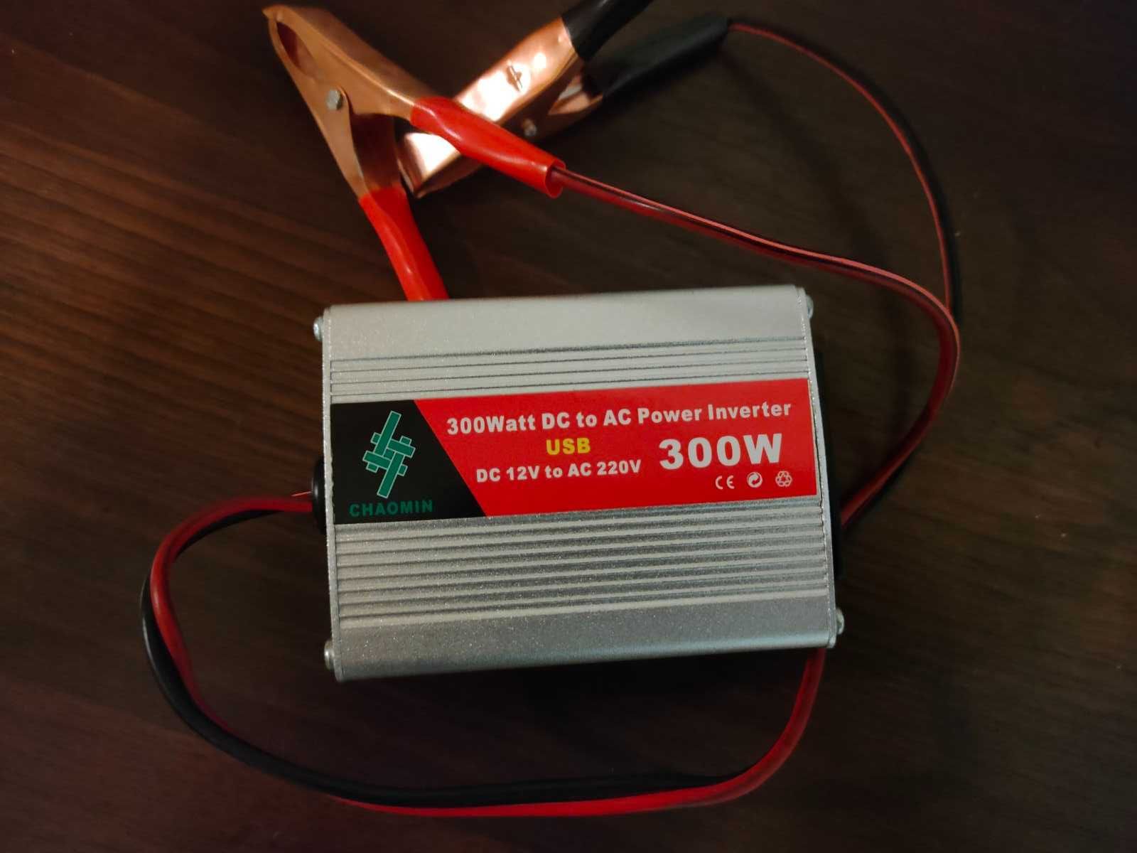 інвертор 12вт-220вт. 300w