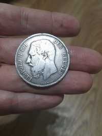Монета леопольд, серебро.