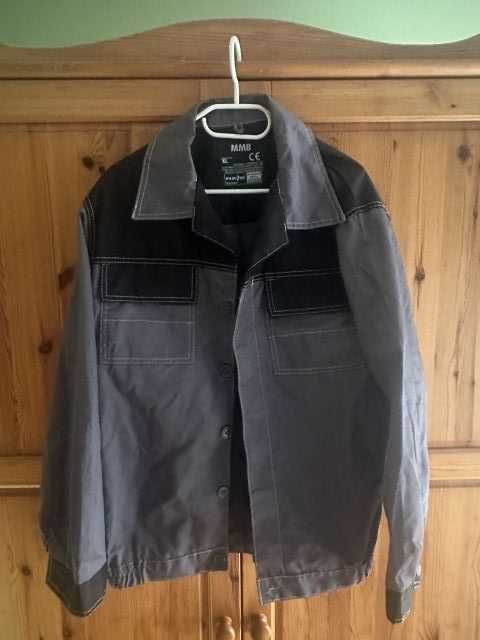 Ubranie robocze REJS spodnie ogrodniczki roz. 52 i bluza roz. XL NOWE