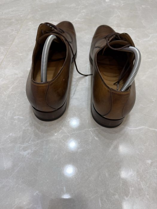 Чоловічі шкіряні туфлі Gucci, коричневі (Італія)