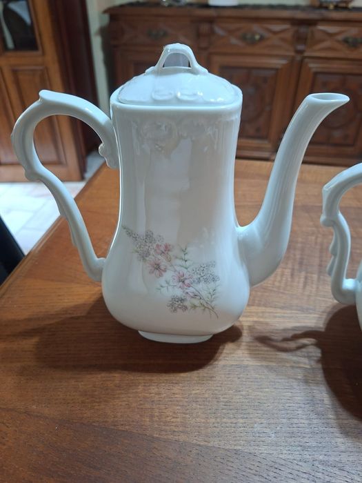 Conjunto de chá e de café completo Vista Alegre Portugal