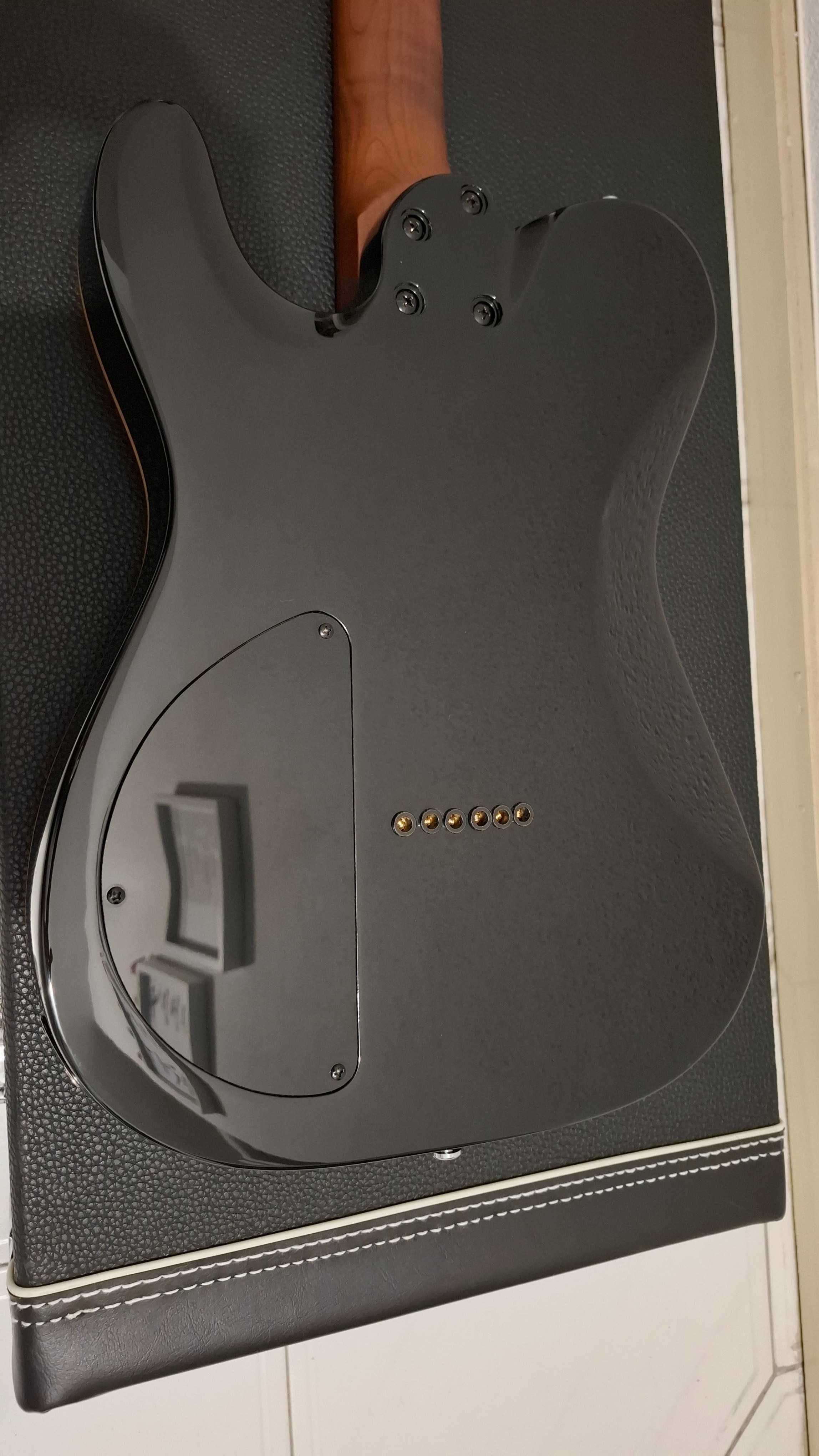 Guitarra HB Fusion-T HH HT Roasted FBLB + Case